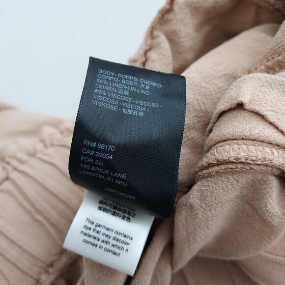 Urban Outfitters Isla Slouchy Linen Blend Jogger Pants Size XL - Picture 8 of 9